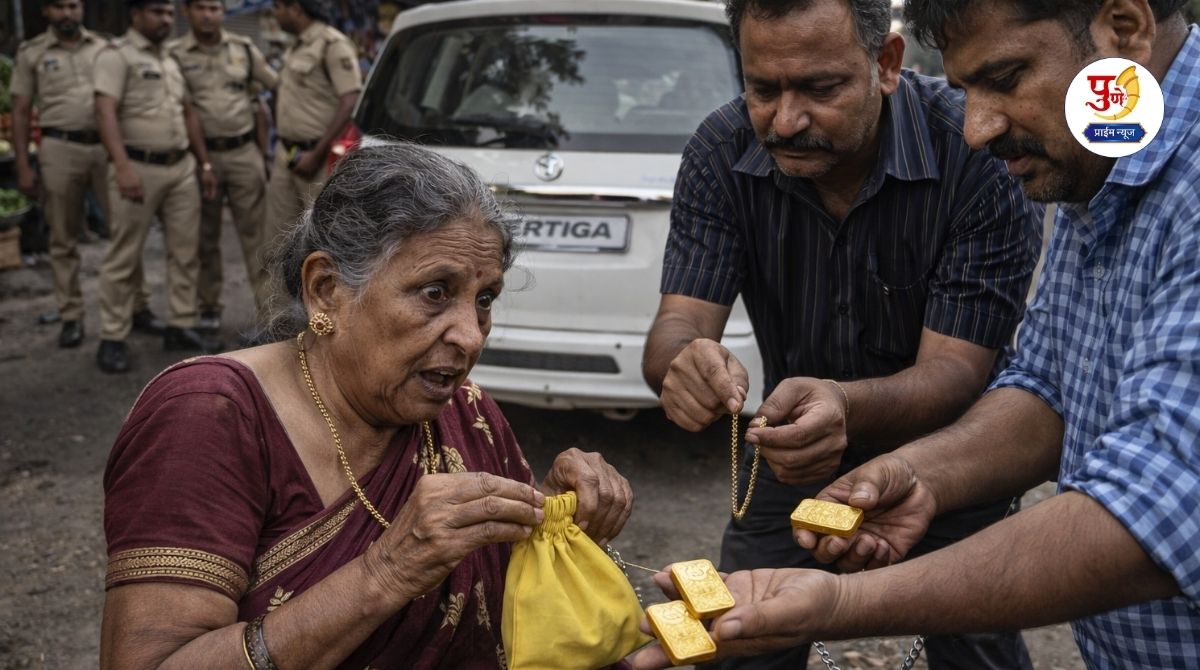 Pune Crime: "Grandma, it's crowded here, I want the chain around your neck..." Old women were treated with lime by showing concern; They fought in such a way that even the police were surprised...