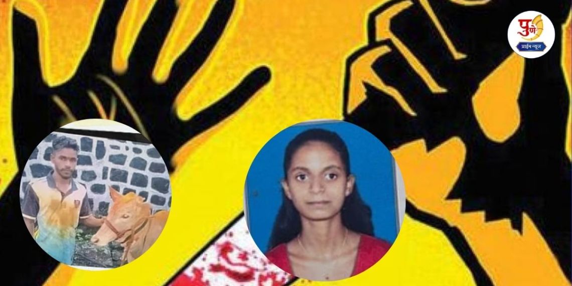 Junnar News: Bloody horror in broad daylight in Junnar! A young man suddenly attacked a female student; she collapsed in a pool of blood and he...