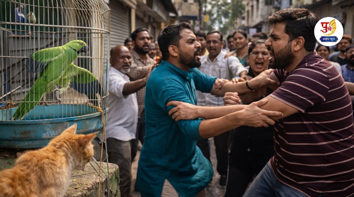 Pune Crime: It's amazing to hear! 'Your cat killed our parrot..' A violent fight broke out between two neighbors in Pune over a cat and a parrot; What exactly happened?