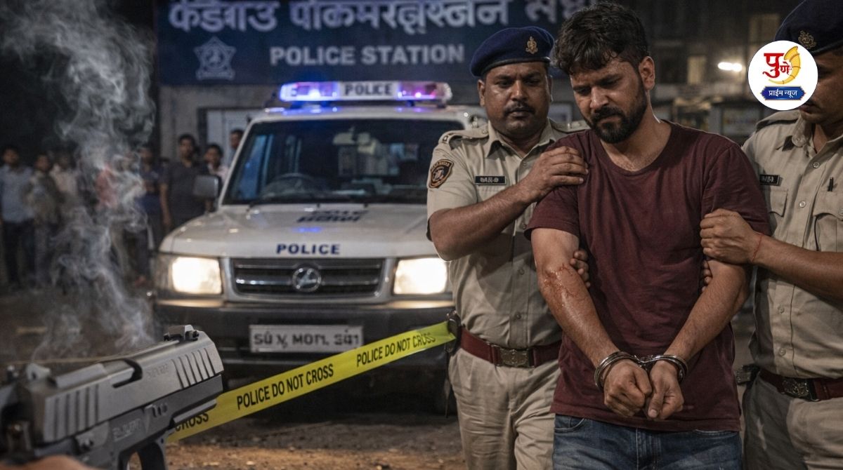 Daund News: Thrilling shooting in Daund in the early hours of the morning! Goons fired bullets over a land dispute; Involvement of a criminal gang revealed