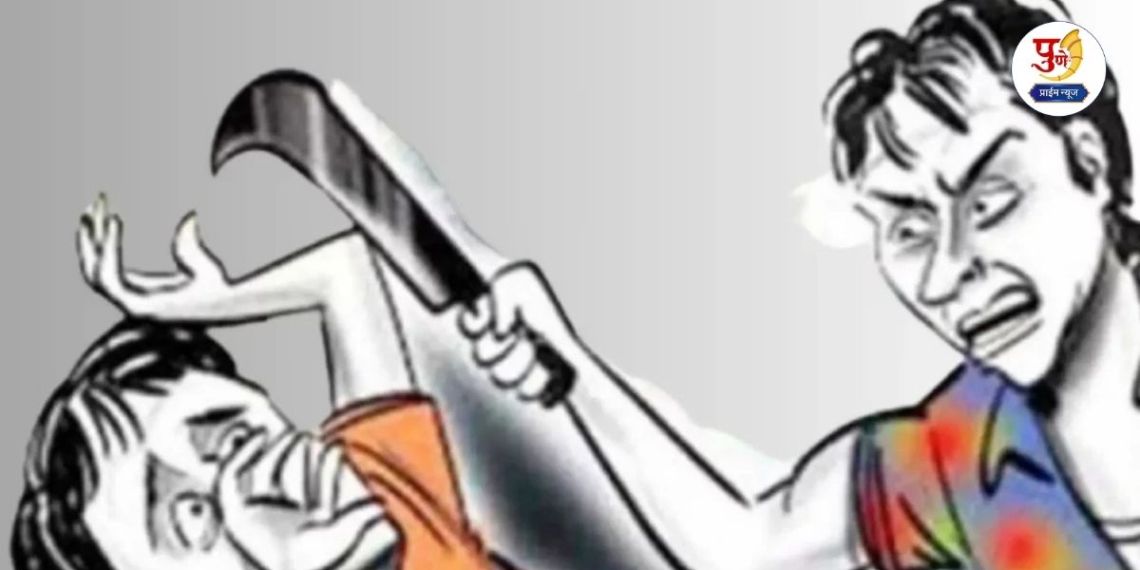 Pune Crime: Crime reaches peak in Pune! A student was stabbed in the head with a sickle in Wagholi; Bloody game in "Munnabhai" style in front of Raisoni College