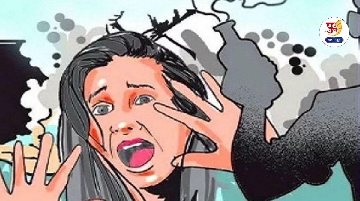 Ahilyanagar Crime: Ahilyanagar was shaken! A student was stopped on her way home from school; a bottle was pulled out and thrown directly at her face... In an instant, everything was gone...