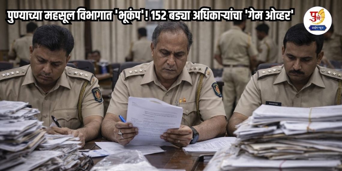 Pune Land Scam: 'Earthquake' in Pune's Revenue Department! 'Game over' for 152 senior officials; Reshuffle in seven posts and direct inquiry, suspension action