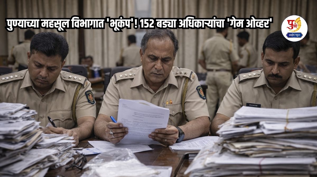 Pune Land Scam: 'Earthquake' in Pune's Revenue Department! 'Game over' for 152 senior officials; Reshuffle in seven posts and direct inquiry, suspension action