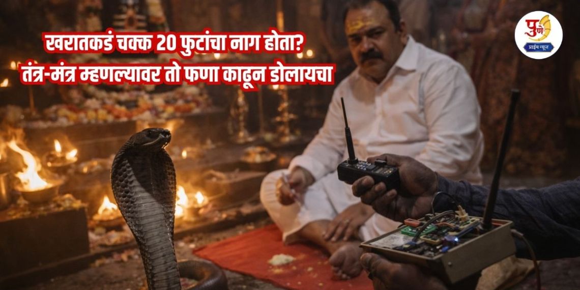 Ashok Kharat: There was a 20-foot snake in Kharat? When the Tantra mantra was chanted, it would take off its head and sway; Another shocking revelation in the 'Bhondubaba' case