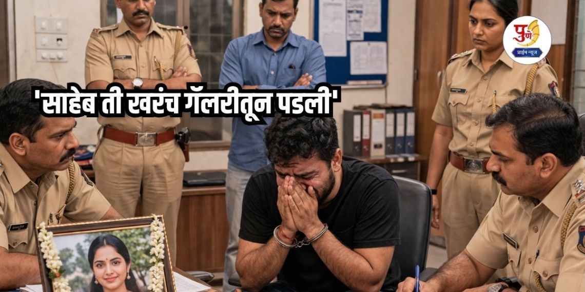'Sir, she really fell from the gallery' Wife's murder due to suspicion of character and husband's strange drama upon seeing Khaki