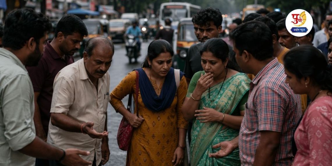 Thrill on Kikvi-Kenjal road! What did Pune residents see on their way to work in the morning? Fear grips the area