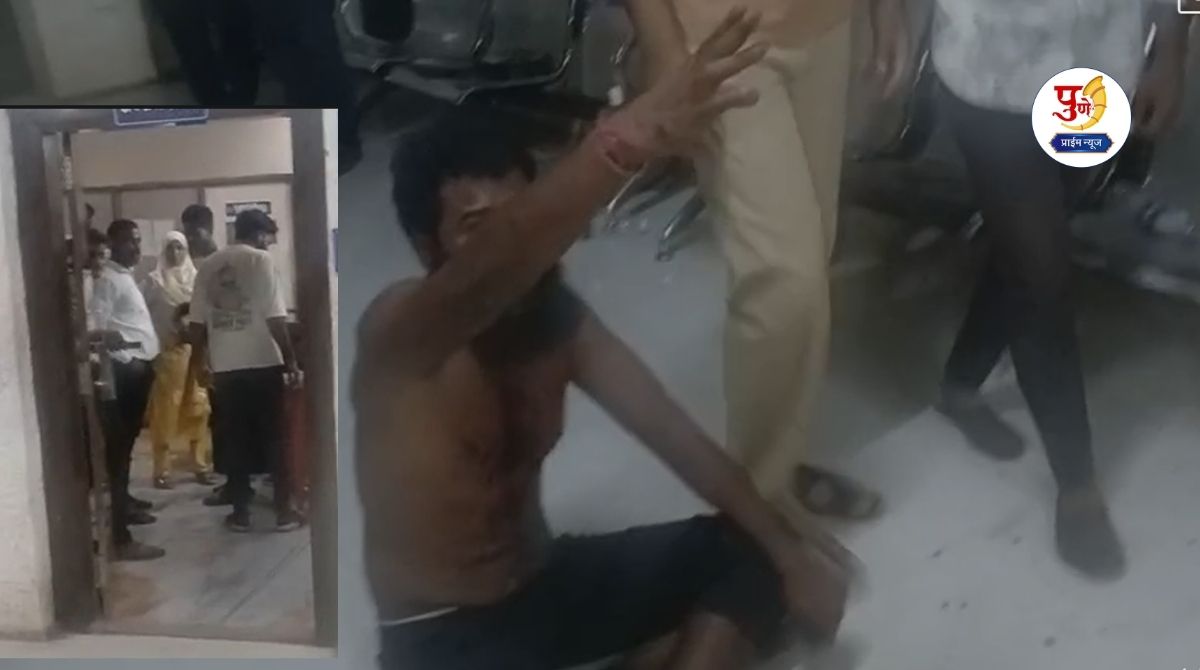 Gang violence in Shirur police station premises! Vandalism and free-style brawl shake Shirur; Cases filed against 50 people