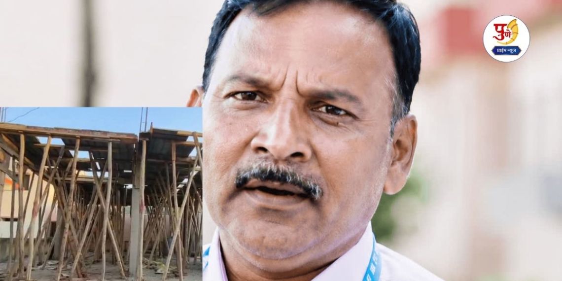 First CBI custody, now bulldozer! NEET Paperfooti mastermind P. V. Kulkarni's construction finally comes under attack